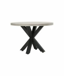 Top 10 💯 GDFStudio Sia Outdoor Modern Lightweight Concrete Circular Dining Table With Cross Base ⌛