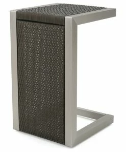 Flash Sale 🎉 GDFStudio GDF Studio Cape Coral Modern Wood Finish C-Shaped End Table, Gray 😀