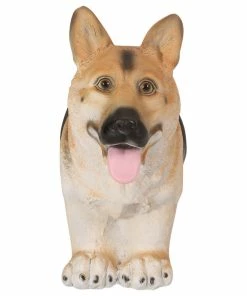 Cheapest 😉 GDFStudio Mantua Outdoor German Shepherd 🦮 Dog Garden Bench, Brown And Black 🔥