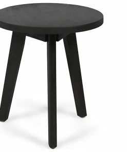 Outlet ❤️ GDFStudio Gino Outdoor Acacia Wood Side Table, Dark Gray 🌟