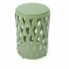 Top 10 👏 GDFStudio GDF Studio Ellen Outdoor Patio Iron Side Table, Matte Green, 14" 🧨