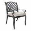 Best Pirce 🎁 IPatio Furniture Carlsbad Cast Dessert Night Aluminum Dining Arm Chair With Cushion 👍