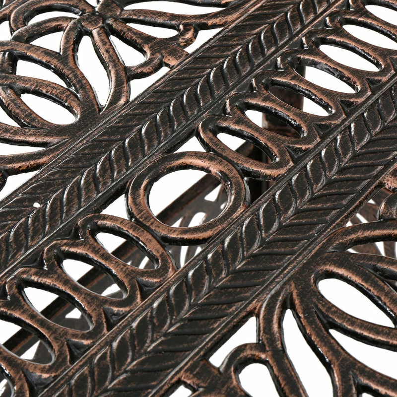 Top 10 ๐ GDFStudio GDF Studio Outdoor Cast Aluminum 6-seater Oval Dining Table ๐ - Image 7