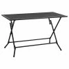 Hot Sale 💯 Vida XL LLC VidaXL Folding Mesh Table 47.2" Steel Anthracite Outdoor Garden Patio Balcony ⭐