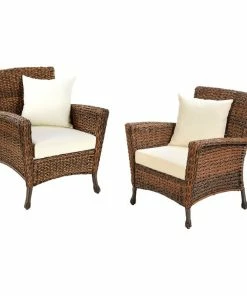 Buy ⌛ CTE Outdoor Faux Sea Grass Garden Patio Furniture 2-Piece Set 🎉