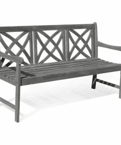 Best reviews of ✔️ Vifah Renaissance Eco-Friendly 5' Outdoor Hand-Scraped Hardwood Garden Bench 🛒