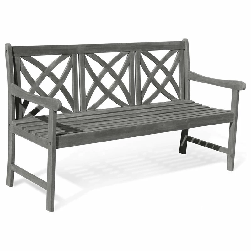 Best reviews of โ๏ธ Vifah Renaissance Eco-Friendly 5' Outdoor Hand-Scraped Hardwood Garden Bench ๐