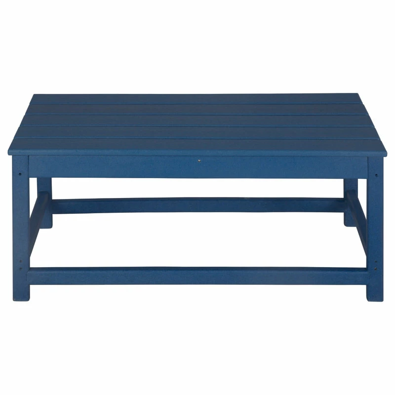 Budget π₯° Westintrends Outdoor Patio Classic Adirondack Coffee Table, Navy Blue π― - Image 3