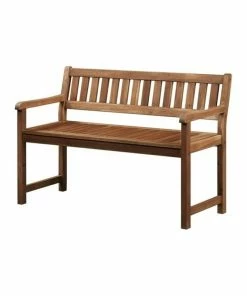 New 🎉 Linon Home Decor Products Catalan Bench, Teak 😍