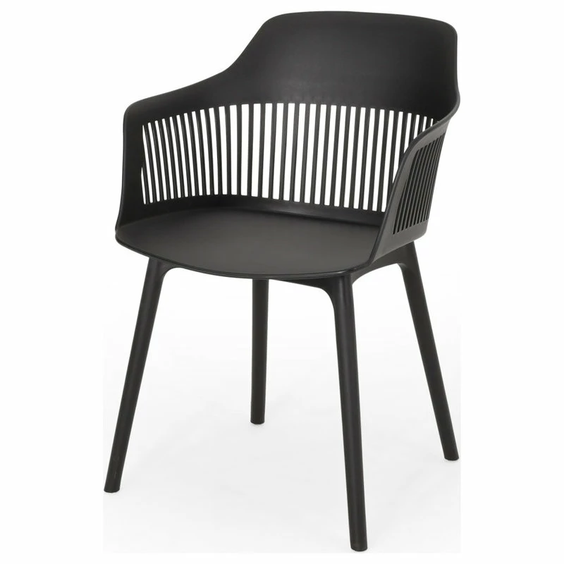 Best Pirce ๐ GDFStudio Gable Outdoor Dining Chair, Set Of 2, Black ๐ - Image 5