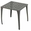 New ⭐ GDFStudio GDF Studio Kata Outdoor 18" Bronze Finished Cast Aluminum Side Table 👍