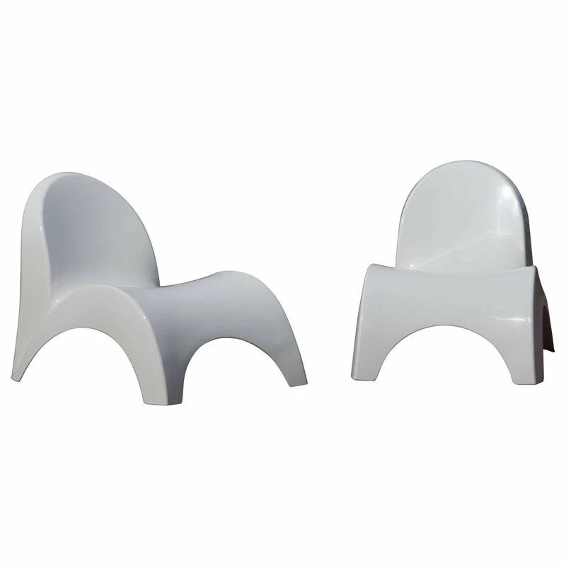 Best Sale ✨ Mytek Lagoon Angel Trumpet Patio Chairs, Set Of 2, White ❤️