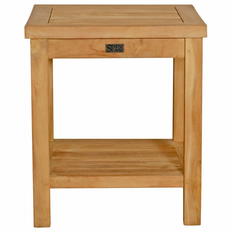 Cheapest ๐ Seven Seas Teak End Table With Shelf ๐งจ - Image 3