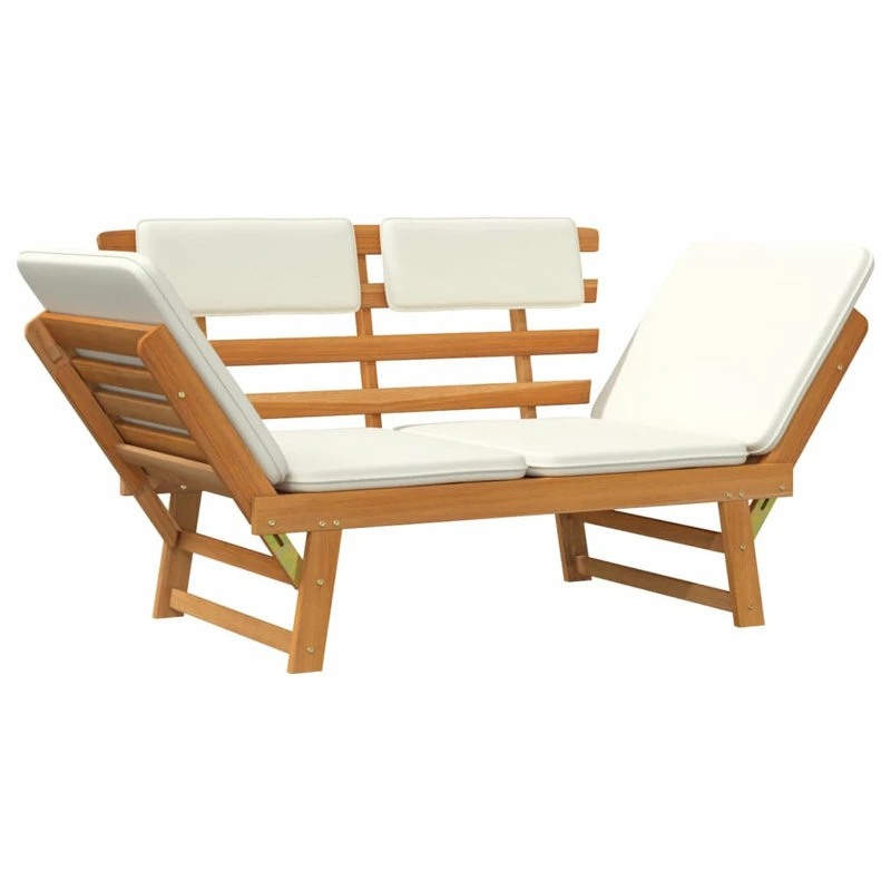 Best deal ๐ฅ Vida XL LLC VidaXL Solid Acacia Wood Patio Bench With Cushions 2-in-1 Outdoor Garden Seat โญ - Image 8
