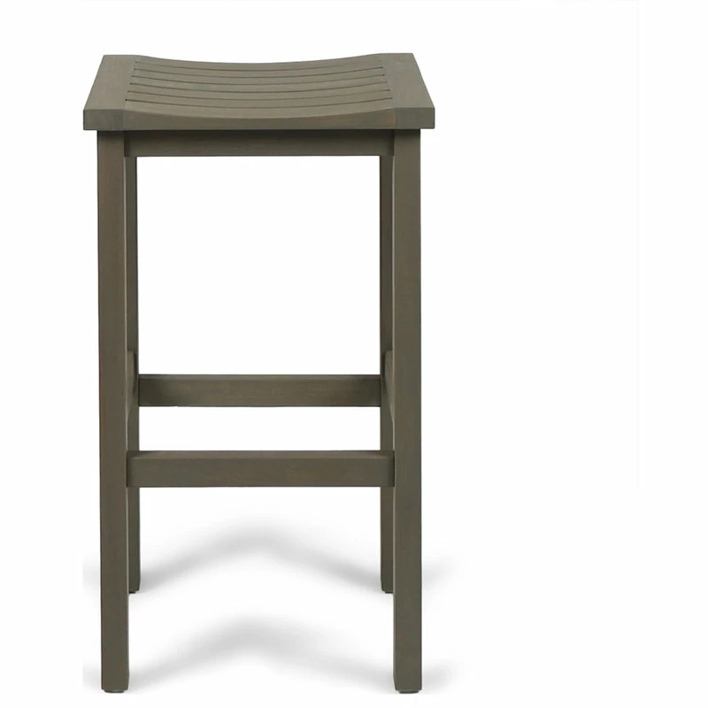 Flash Sale 🥰 GDFStudio GDF Studio 3-Piece Cassie Outdoor Acacia Wood Balcony Bar Set, Gray Finish 💯 - Image 7