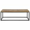 Best reviews of ✔️ GDFStudio GDF Studio Drew Outdoor Industrial Acacia Wood And Iron Bench, Teak Finish 🔔