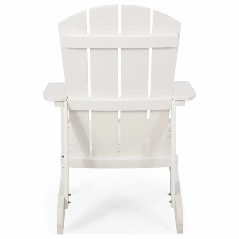 Promo 👍 GDFStudio Leighton Outdoor Adirondack Chairs, Set Of 2, White 💯 - Image 4