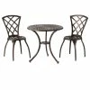 Flash Sale 👏 GDFStudio GDF Studio Glenbrook 3 Piece Cast Aluminum Bistro Set 👏