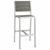 Best reviews of 💯 Modway Shore Outdoor Patio Aluminum Armless Bar Stool, Silver Gray 🔔