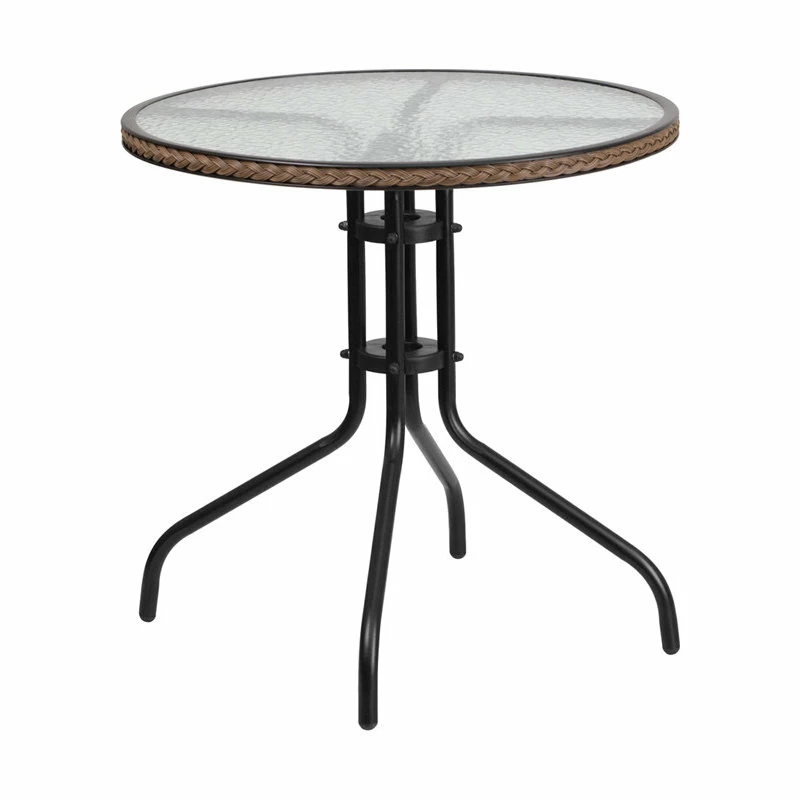 Top 10 ๐ Flash Furniture 28RD Glass Table-BRN Rattan ๐
