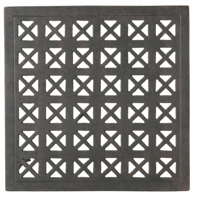 New โญ GDFStudio GDF Studio Kata Outdoor 18" Bronze Finished Cast Aluminum Side Table ๐ - Image 7