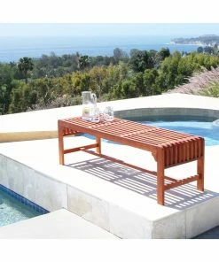 Discount ✔️ Vifah Backless Three Seater Bench ✨