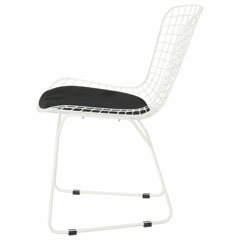 Buy ๐ GDFStudio GDF Studio Fonda Outdoor Iron Chairs, Set Of 2, White/Black ๐ฅ - Image 7