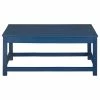 Budget 🥰 Westintrends Outdoor Patio Classic Adirondack Coffee Table, Navy Blue 💯