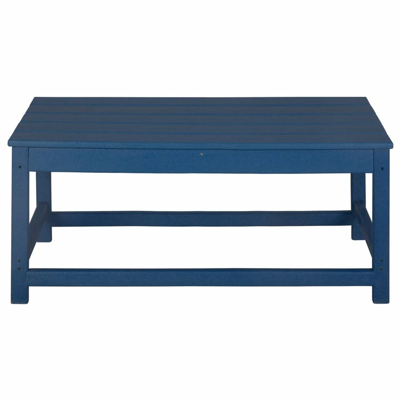 Budget π₯° Westintrends Outdoor Patio Classic Adirondack Coffee Table, Navy Blue π―