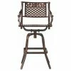 Top 10 🤩 GDFStudio GDF Studio Sierra Outdoor Cast Aluminum Swivel Bar Stool ⭐