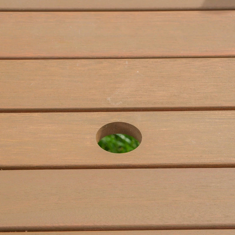 Cheapest ๐งจ GDFStudio GDF Studio Las Brisas Outdoor Wood Adjoining 2-Seater Chairs With Cushions ๐ - Image 4