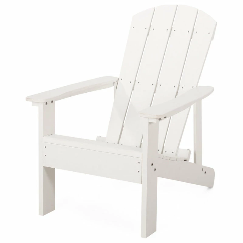 Promo 👍 GDFStudio Leighton Outdoor Adirondack Chairs, Set Of 2, White 💯 - Image 3