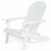 Best reviews of 👏 GDFStudio Yadiel Outdoor Acacia Wood Folding Adirondack Chair, White 💯