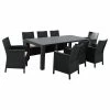 Brand new 👏 Compamia California Extendable 9-Piece Dining Set, Dark Gray 😉