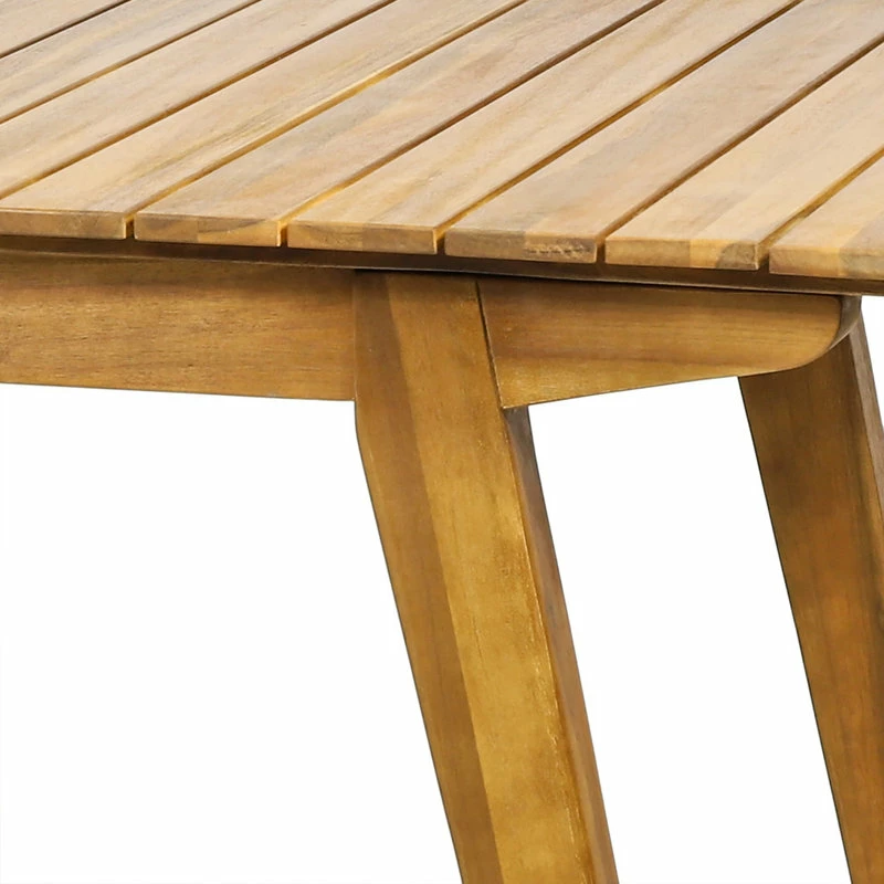 Best deal ๐ฅ GDFStudio Leandro Outdoor Rustic Acacia Wood Dining Table ๐ฏ - Image 8