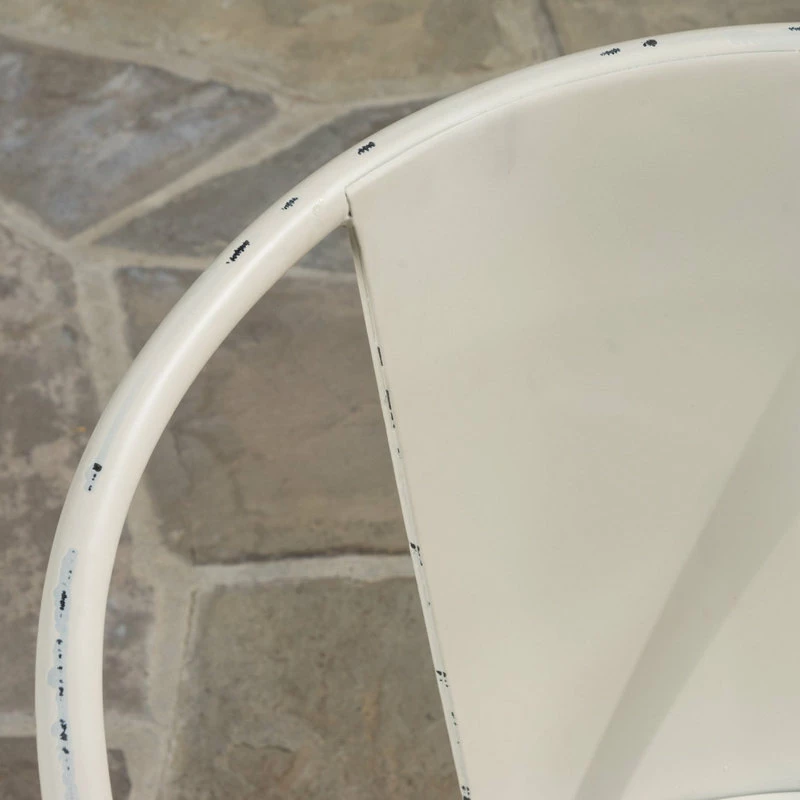 Discount ๐ GDFStudio GDF Studio 3-Piece Castro Outdoor Off-White Cast Bistro Set ๐ - Image 6