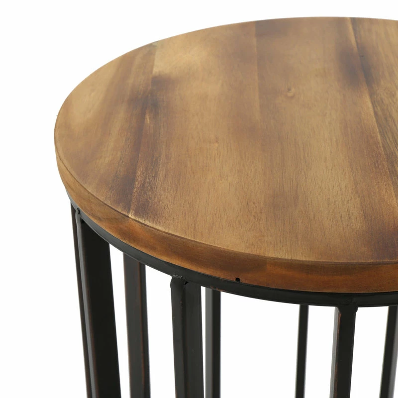 Wholesale 💯 GDFStudio GDF Studio Colburn Outdoor Natural Finished Acacia Wood 15" Accent Table 😉 - Image 7