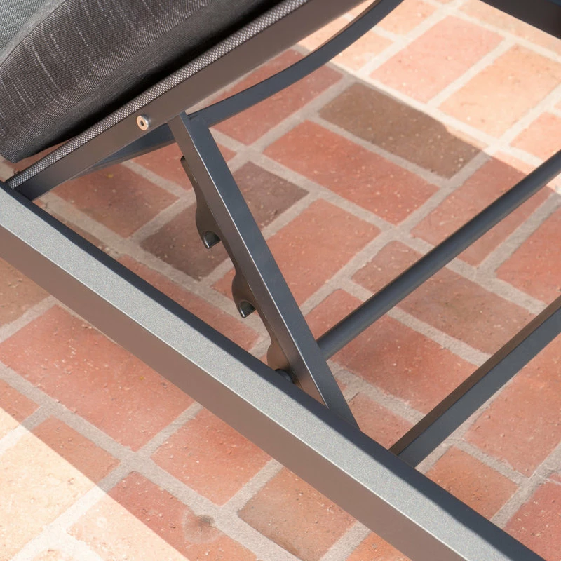 Buy ๐ฏ GDFStudio GDF Studio Jerry Outdoor Chaise Lounges With Black Aluminum Frame, Set Of 4 ๐ - Image 5