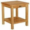 Cheapest 🎉 Seven Seas Teak End Table With Shelf 🧨