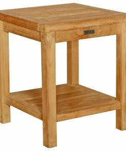 Cheapest 🎉 Seven Seas Teak End Table With Shelf 🧨