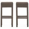 Best Sale 🤩 GDFStudio GDF Studio 2-Piece Rudolfo Outdoor Backless Bar Stools ⌛