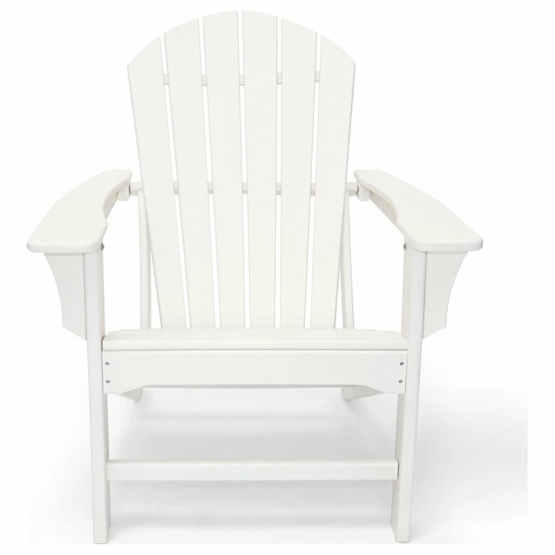 Cheap ๐ LuXeo USA Hampton Poly Outdoor Patio Adirondack Chairs, Set Of 2, White ๐ - Image 3