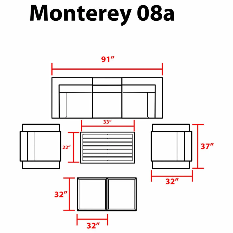 Hot Sale ๐ TKClassics Monterey 8 Piece Outdoor Wicker Patio Furniture Set 08a, Cilantro ๐ฏ - Image 3