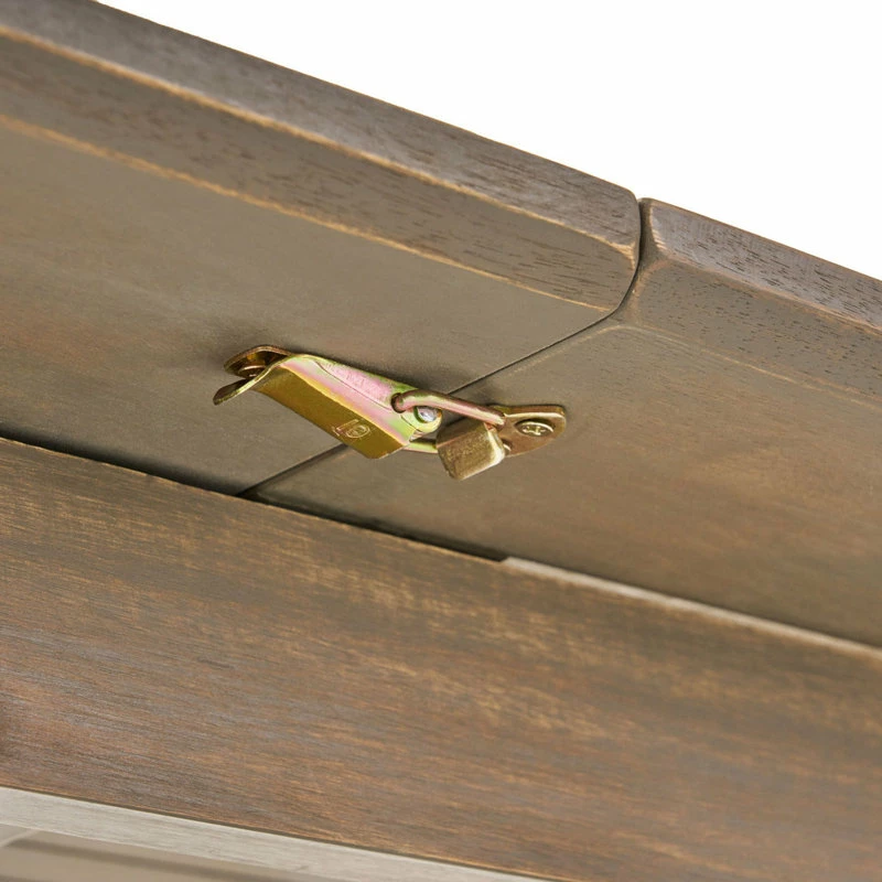 New ๐ GDFStudio Candance Outdoor Acacia Wood Expandable Dining Table, Gray ๐ - Image 12