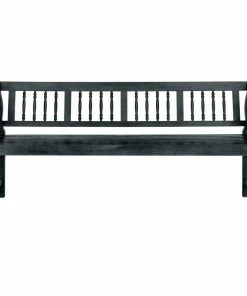 Hot Sale ✔️ Safavieh Brentwood Indoor/Outdoor Bench, Dark Slate Gray 👍