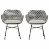 Promo 👍 GDFStudio Hardaway Faux Wicker Chairs, Set Of 2 🤩