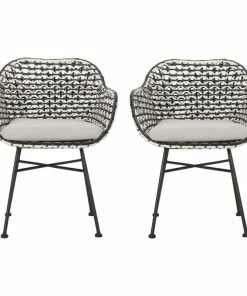 Promo 👍 GDFStudio Hardaway Faux Wicker Chairs, Set Of 2 🤩