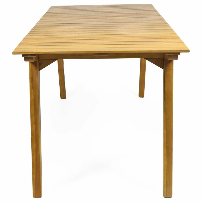 Best deal ๐ฅ GDFStudio Leandro Outdoor Rustic Acacia Wood Dining Table ๐ฏ - Image 3