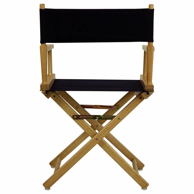 Deals 😍 Casual Home 18" Director's Chair With Natural Frame, Navy Blue Canvas 🥰 - Image 3