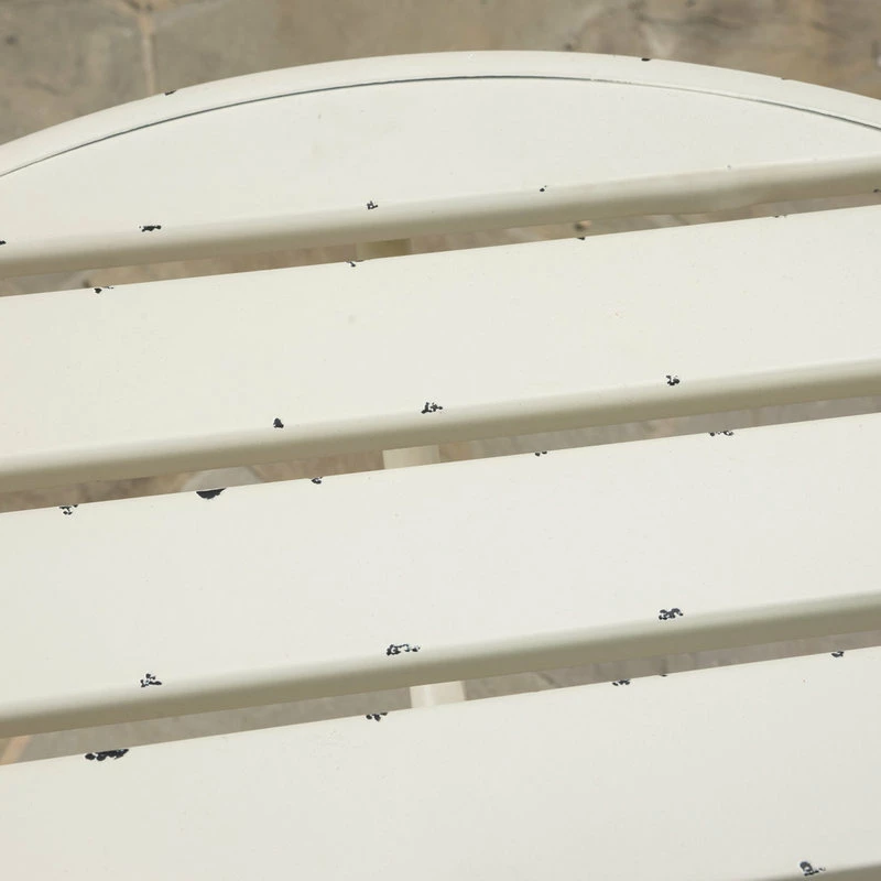 Discount ๐ GDFStudio GDF Studio 3-Piece Castro Outdoor Off-White Cast Bistro Set ๐ - Image 3